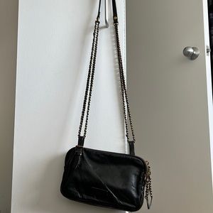 Liebeskind Berlin black leather crossbody bag